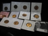1934, 35, 36, 37, 38, 38D, 39, 39D, 40, 40D & 40D BU Lincoln Cents.
