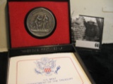 1777 Americas First Medals GENERAL HORATIO GATES, minted at the U.S. Mint and still in original hold
