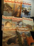 (10) Editions of FUR-FISH-GAME Magazines with very colorful covers, dating from 1952-1977.