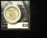 1940 P Silver Washington Quarters. Toned UNC.