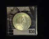 1966 Switzerland Silver Five Francs. BU.