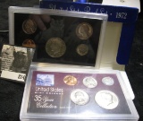 1972 S U.S. Proof Set original as issued; & 1963-1997 U.S. Mint Coinage 35 Year Collection with a 19