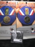 (2) Different 1995 Atlanta Centennial Olympics Commemorative BU Half-Dollars in original holders.