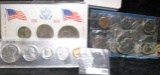 Snaptight Holder containing a 1976 Bicentennial Year Set, cent to Half-dollars; 1978 P & D U.S. Mint