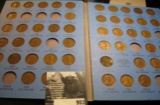 1941-1975 Partial Set of Lincoln Cents in a blue Whitman folder.