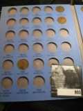 1910-1940 Partial Set of Lincoln Cents in a blue Whitman folder.