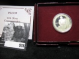 1732-1982 S Silver Proof George Washington Commemorative Half Dollar in original box.