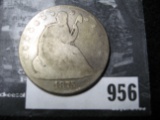 1875P Liberty Seated Half Dollar. VG.