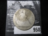 1878P Liberty Seated Half Dollar. AG-G.