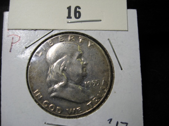 1955P Franklin Half Dollar BU.
