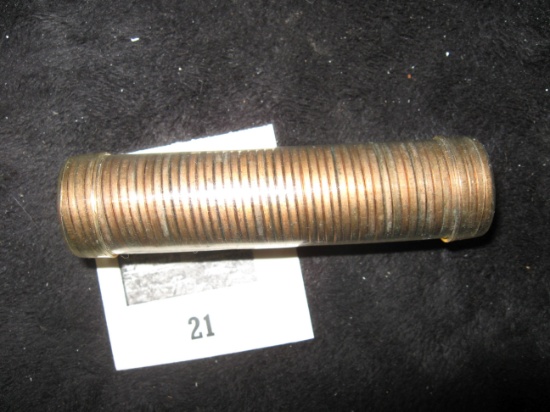 1956D Lincoln Cent Roll BU.