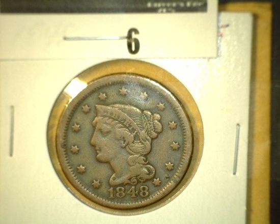 1848 U.S. Large Cent. Fine.