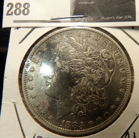 1883 O Morgan Dollar - some obverse toning