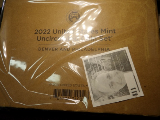 2022 P & D U.S. Mint Set in original unopened box of issue.
