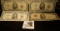 Series 1928D $2 U.S. Note, Red Seal, Star replacement note; & (3) Series 1963 $5 U.S. Note, Red Seal
