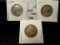 1939, 1939D & 1939S Jefferson Nickels F-VF.