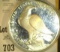 1984 S Olympics Silver Proof Commemorative Dollar. Encapsulated.