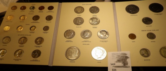 Twentieth Century Type Set with great looking coins in a Littleton Archival Album.