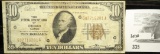Series 1929 $10 National Currency The Federal Reserve Bank of Chicago, Illinois, Serial No. G0271628