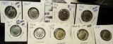 1965, 66, 67, 68, 68D, 69D, 70, 70D & 71D BU Roosevelt Dimes.