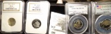 2005 S Kansas Clad Quarter slabbed NGC PF70 Ultra Cameo; 2006 P SMS Nickel slabbed NGC MS66; 2000 S