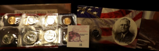 1996 P & D U.S. Mint Sets with W mintmarked Dime, original as issued.