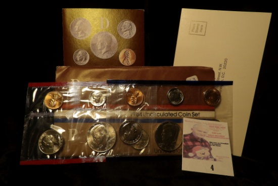 1984 P & D U.S. Mint Sets, original as issued.