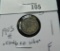 1903H Canada Five Cent Silver, Fine, .0346 oz. Silver.