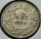 1921 Switzerland Silver Half Franc, VF/EF. .0671 oz. Silver.