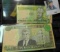 (2) Turkmenistanyn notes good shape - 1 Bir Manat & 10,000 On Mun Manat
