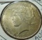 1923 Peace Dollar - AU+
