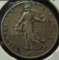 1916 France  - 2 Francs - contains .2685 oz silver