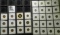 (12) 1947-58 Canada Cents & (20) 1975-1977  Canada Dimes, all carded and priced thirty years ago. Th