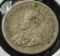 1916 Canada 5 cent silver - F/VF - .0336 oz silver