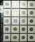 (20) Canada Caribou Quarters, carded, and in a plastic page. Dates 1975-1986. All high grade. Priced