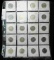 (20) Canada Caribou Quarters, carded, and in a plastic page. Dates 1984-1992. All high grade. Priced