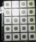 (20) Canada Caribou Quarters, carded, and in a plastic page. Dates 1971-1973. All high grade. Priced