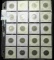 (20) Canada Caribou Quarters, carded, and in a plastic page. Dates 1974-1975. All high grade. Priced
