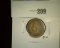 1862 Â  Â  Indian Head Cent, F.