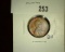 1949-D Lincoln Cent, Rainbow toned Uncirculated.