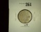 1867 Shield Nickel - No Rays, VF.