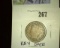 1912-S Liberty Nickel - Key Date, Fine.