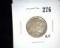 1929-D Buffalo Nickel, AU.