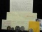 (5) Deaccessioned Coins from the Museum of the American Numismatic Association along with envelope a