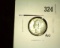 1942 P Mercury Dime, AU.
