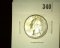 1951Â PÂ Washington Quarter, BU.