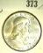 1962-DÂ  Franklin  Half Dollar, BU.
