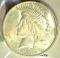 1923 PÂ  Peace Silver Dollar