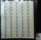(6) Mint Sheets of fifty 4c U.S. Stamps. Total face value $12.00.