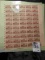 (10) Mint Sheets of U.S. Stamps. Total face value approximately $15.00.